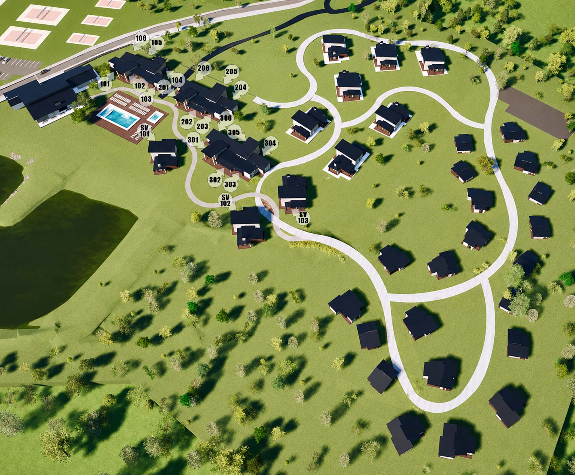 Maria Village – Карта